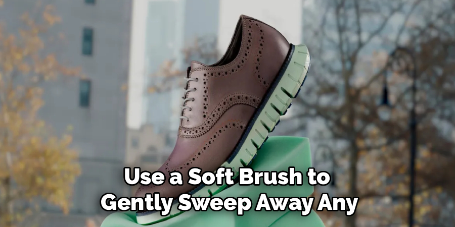 Use a Soft Brush to 
Gently Sweep Away Any